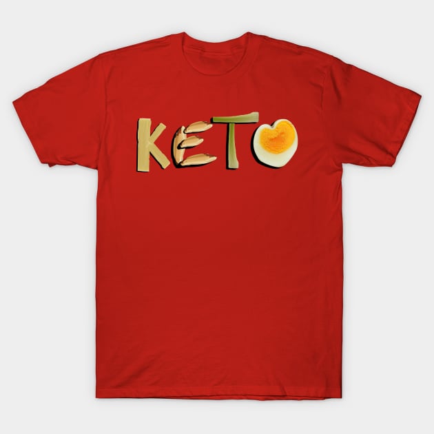 Keto Diet Support Weight Loss & Healthy Living Gifts T-Shirt by tamdevo1